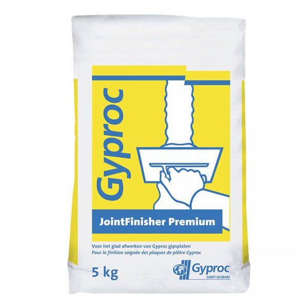 Enduit de finition Gyproc JointFinisher Premium en sacs de 5 kg