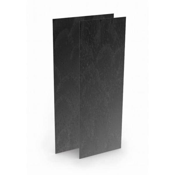 Wedi Top Wall revêtement prêt-à-poser pour murs | 2,5 m x 0,9 m x 6 mm | Carbon Noir