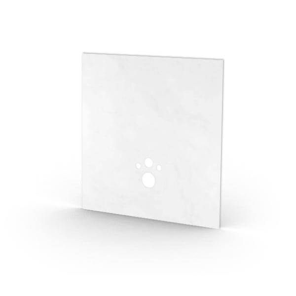Wedi I-Board Top revêtement prêt-à-poser | 1245 x 1200 mm | Pure Blanc