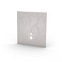 Wedi I-Board Top revêtement prêt-à-poser | 1245 x 1200 mm | Stone Gris