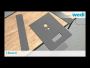Wedi I-Board Top revêtement prêt-à-poser | 1245 x 1200 mm | Anthracite Noir