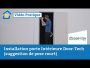 Door-Tech Poignée Porte Paris Verrou Toilette Modèle U Inox Vis Rapide