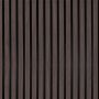 Panneau de décoration acoustique Tocca Legno Regular | Ebony | 2,7 m x 0,52 m x 21 mm | panneaux / paquet