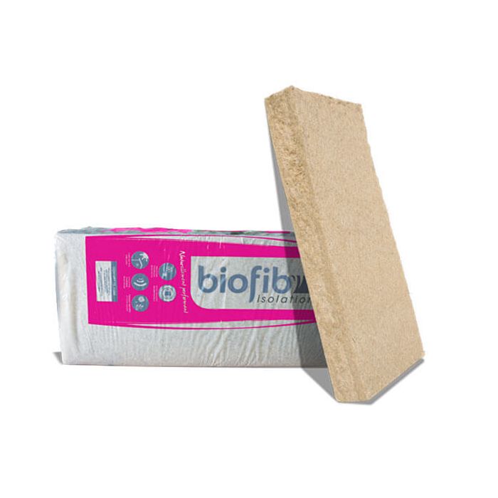 Panneaux isolants Biofib Trio Coton, Lin et chanvre | 1,25 m x 0,6 m x 145 mm | 5 panneaux/paquet Panneaux isolants Biofib Trio Coton, Lin et chanvre | 1,25 m x 0,6 m x 145 mm | 5 panneaux/paquet
