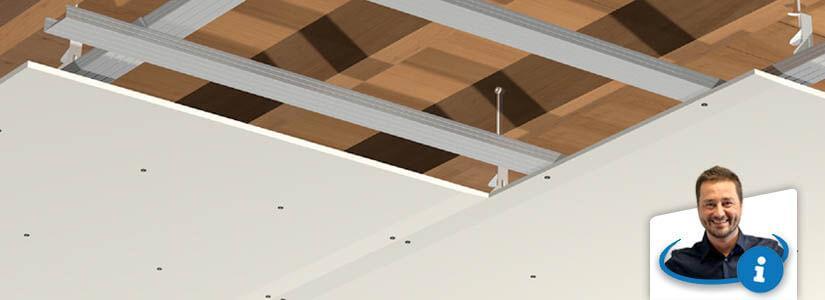 Installer un faux plafond avec Gyproc : 5 systèmes