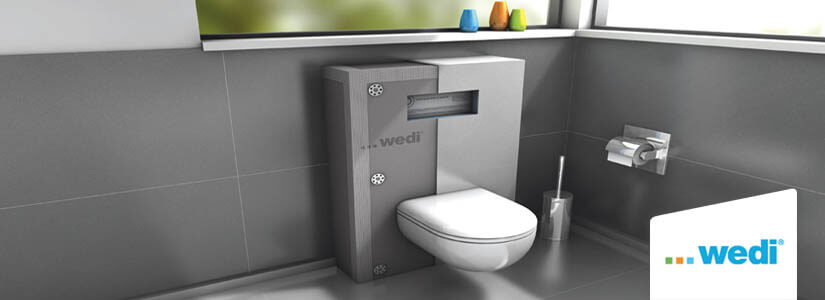WC Suspendu : l'installation et parachevement avec Wedi I-Board